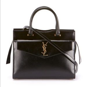 Brand New Saint Laurent Uptown Tote - Medium Black